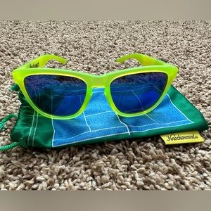 Knockaround Backcourt sunglasses. Blue lenses. New. Unisex